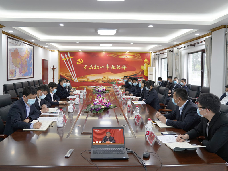 【奋斗青春、强国有我】北京银盾保安服务公司组织团员看建团100周年庆祝大会