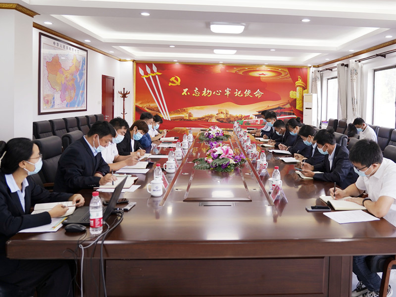 银盾保安公司召开迎接党的二十大安全保障和经营发展办公会