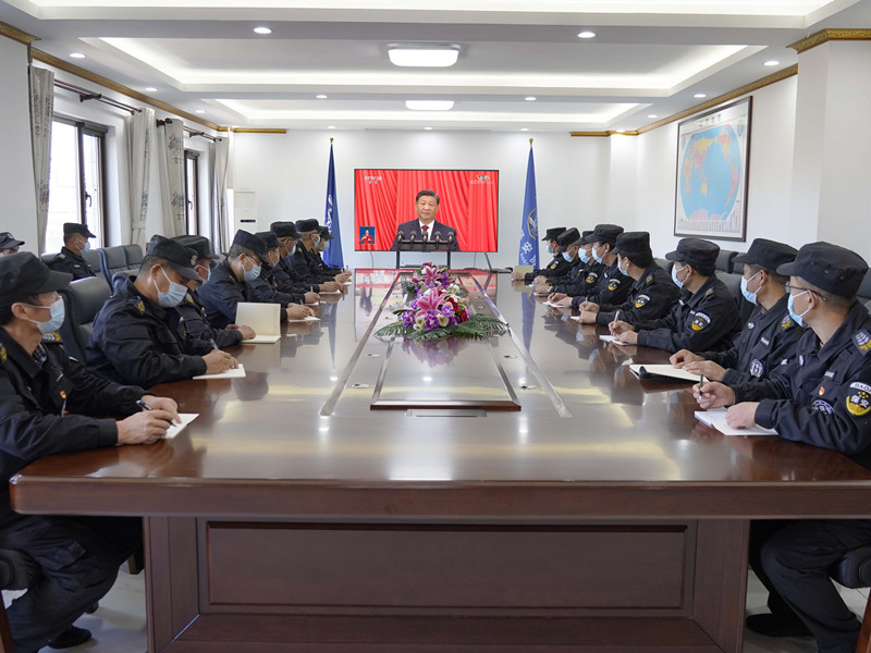 【喜迎二十大、奋进新征程】北京银盾保安公司组织党员干部职工收听收看党的二十大开幕盛况