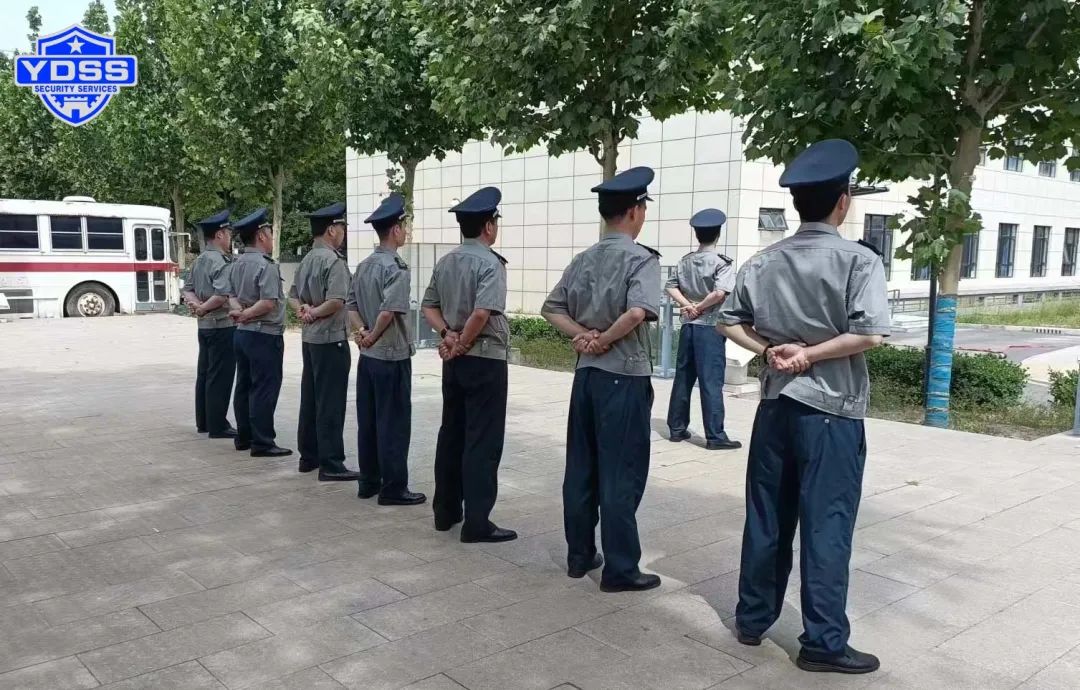 北京银盾保安服务公司驻北京光大银行分支保安队组织开展保安员形体队列培训