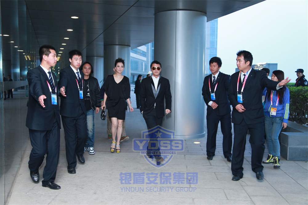 北京银盾保安服务有限公司为明星演唱会护卫